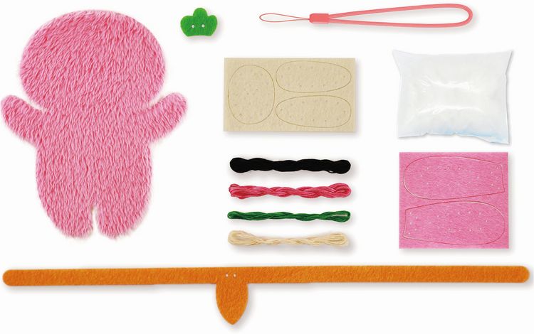 Produktbild: N&auml;hset Schl&uuml;sselanh&auml;nger Hase