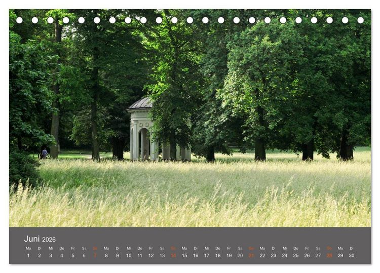 Produktbild: Leipzig - Parks und Landschaften (Tischkalender 2026 DIN A5 quer), CALVENDO Monatskalender