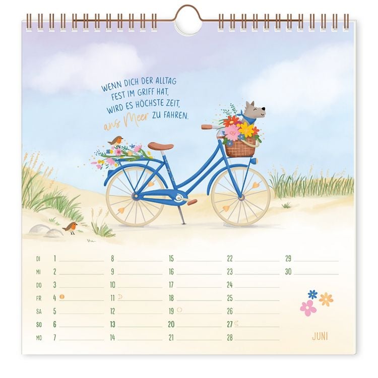 Produktbild: Wandkalender quadratisch 2027 Herzensw&uuml;nsche