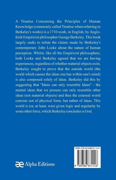 Produktbild: A Treatise Concerning the Principles of Human Knowledge