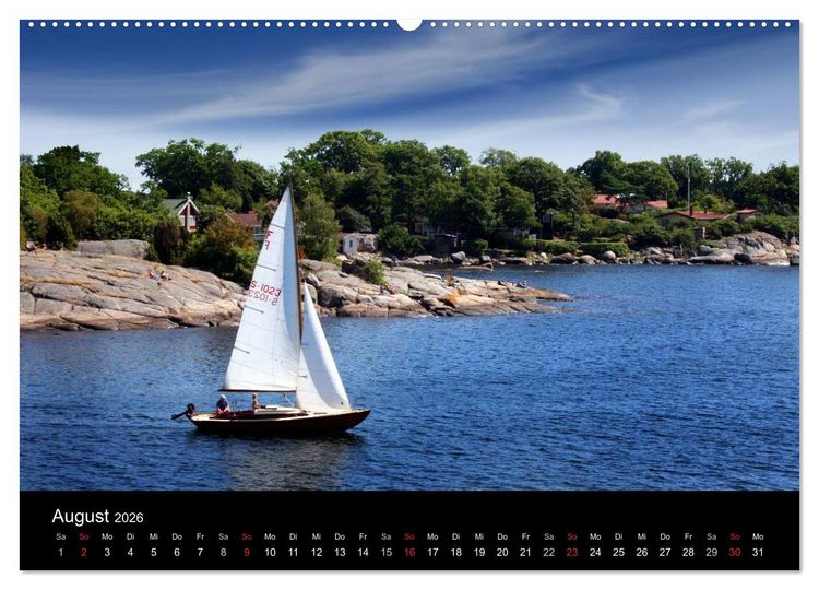 Produktbild: S&uuml;dschwedens Sch&auml;renk&uuml;ste (Wandkalender 2026 DIN A2 quer), CALVENDO Monatskalender