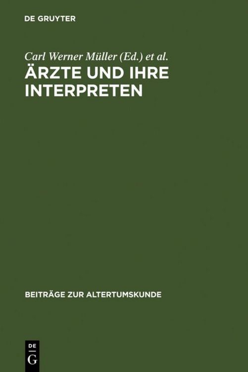 Produktbild: &Auml;rzte und ihre Interpreten