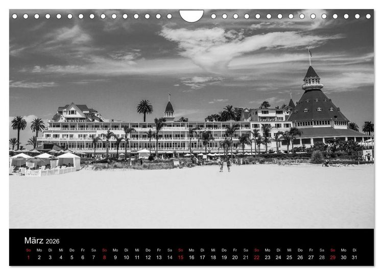 Produktbild: Architektur in Schwarz-Wei&szlig; (Wandkalender 2026 DIN A4 quer), CALVENDO Monatskalender