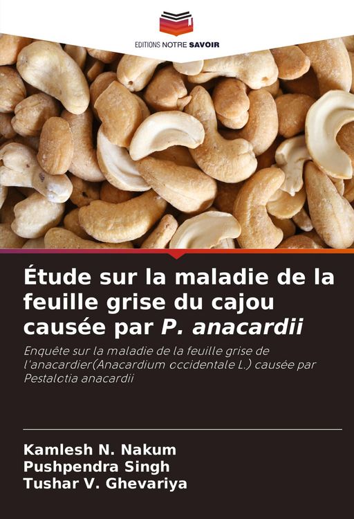 Produktbild: &Eacute;tude sur la maladie de la feuille grise du cajou caus&eacute;e par P. anacardii