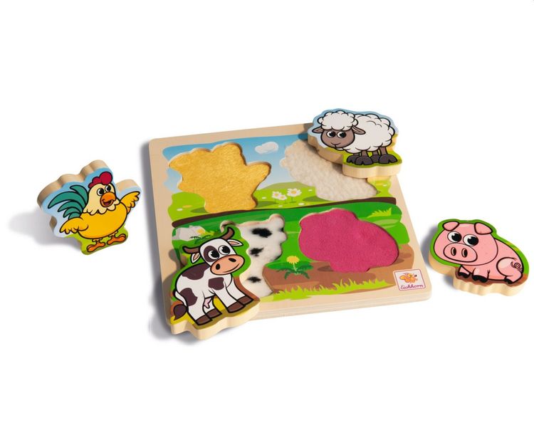 Produktbild: Eichhorn F&uuml;hl-Puzzle mit Stoff, 5-tlg. 100003687
