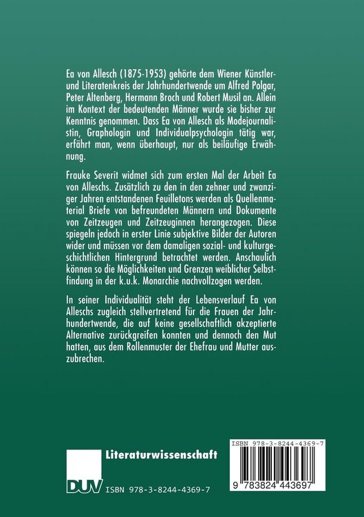 Ea von Allesch: Wenn aus Frauen Menschen werden