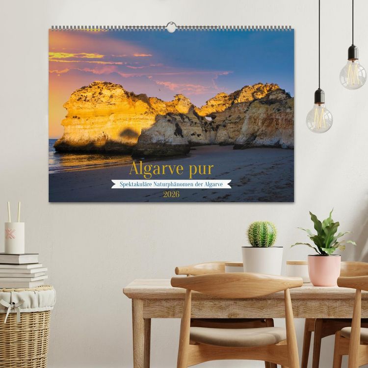 Produktbild: Algarve pur (Wandkalender 2026 DIN A2 quer), CALVENDO Monatskalender