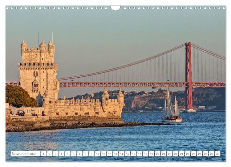 Produktbild: Portugal, der bunte S&uuml;den Europas (Wandkalender 2027 DIN A3 quer), CALVENDO Monatskalender