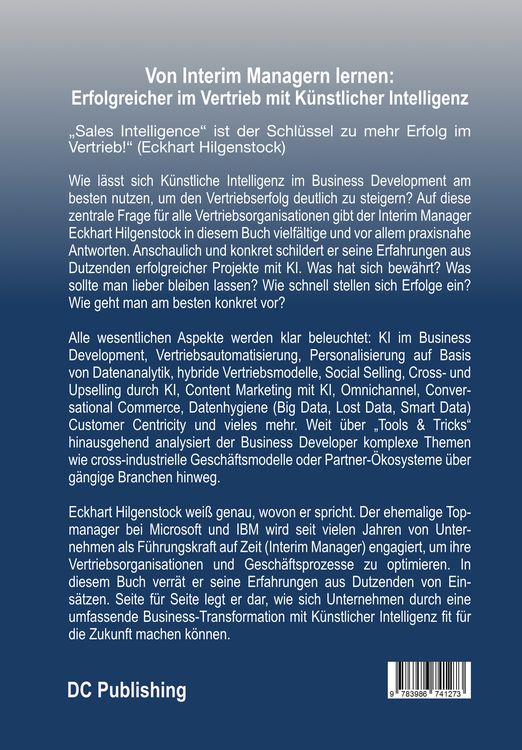 Produktbild: Erfolgreicher im Vertrieb mit K&uuml;nstlicher Intelligenz
