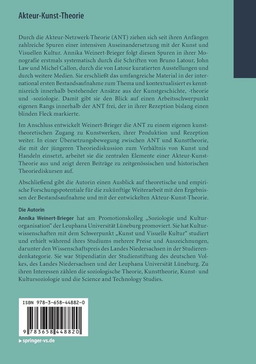 Produktbild: Akteur-Kunst-Theorie