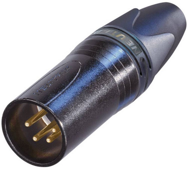 Produktbild: Neutrik NC4MXX-B XLR-Steckverbinder Stecker, gerade Polzahl: 4 Schwarz 1St.