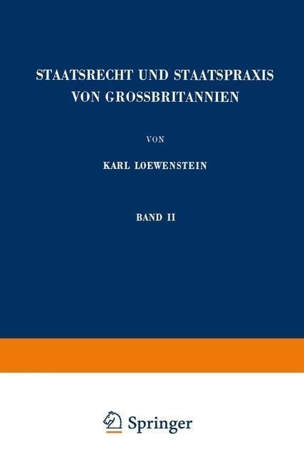 Produktbild: Staatsrecht und Staatspraxis von Grossbritannien