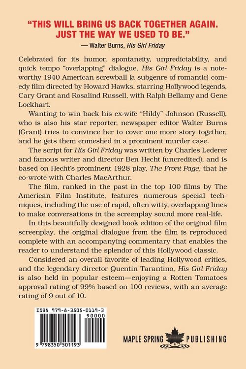 Produktbild: His Girl Friday