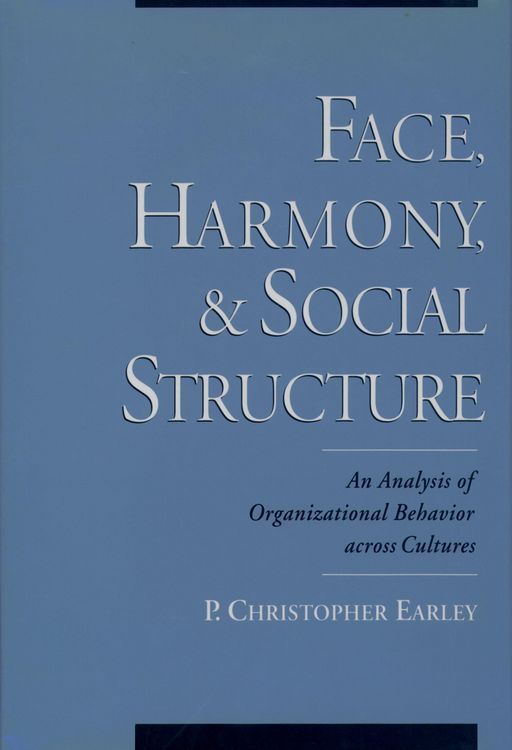 Produktbild: Face, Harmony, and Social Structure