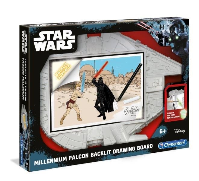 Produktbild: Star Wars - Beleuchtete Zeichentafel Millenium Falcon