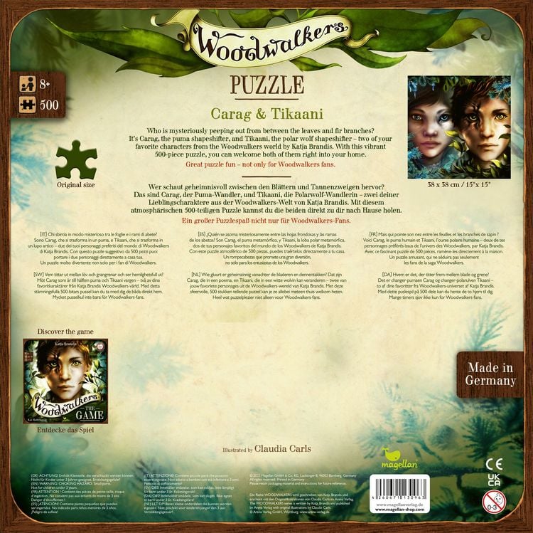 Produktbild: Woodwalkers - Puzzle - Carag & Tikaani