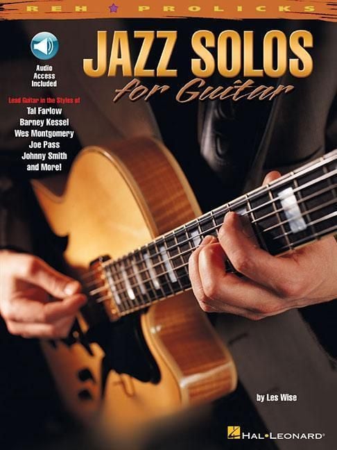 Produktbild: Jazz Solos for Guitar Lead Guitar in the Styles of Tal Farlow, Barney Kessel, Wes Montgomery, Joe Pass, Johnny Smith Book/Online Audio