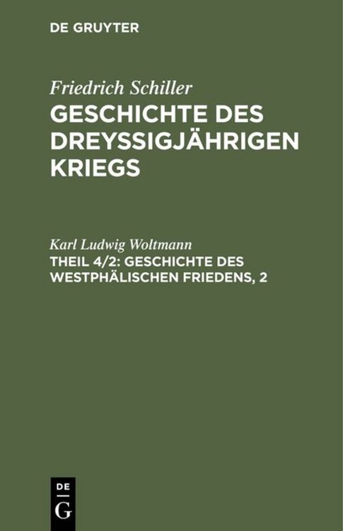 Produktbild: Geschichte des Westph&auml;lischen Friedens, 2