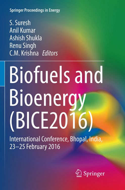 Produktbild: Biofuels and Bioenergy (BICE2016)