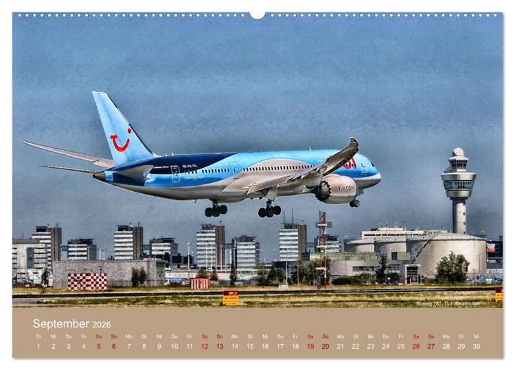 Produktbild: Art of Aviation - Kunstvolle Flugzeuge (hochwertiger Premium Wandkalender 2026 DIN A2 quer), Kunstdruck in Hochglanz