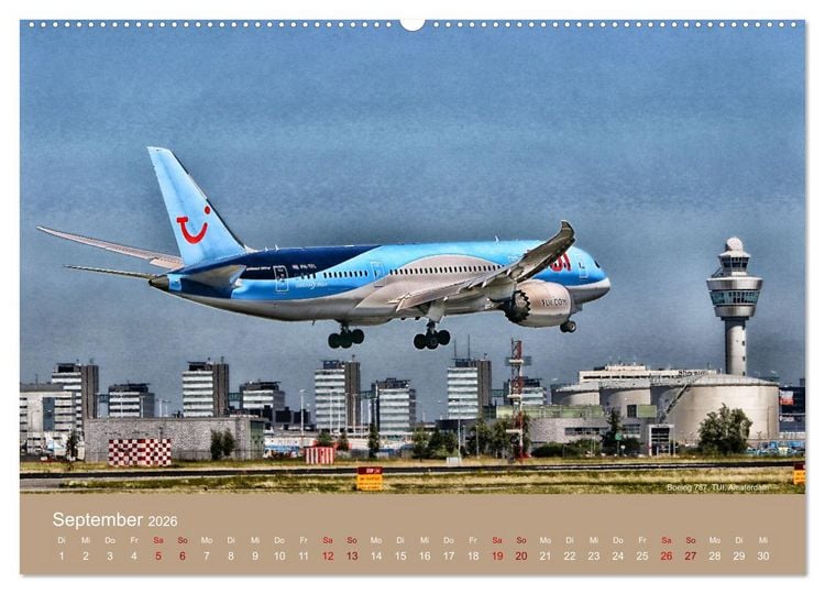 Produktbild: Art of Aviation - Kunstvolle Flugzeuge (Wandkalender 2026 DIN A2 quer), CALVENDO Monatskalender