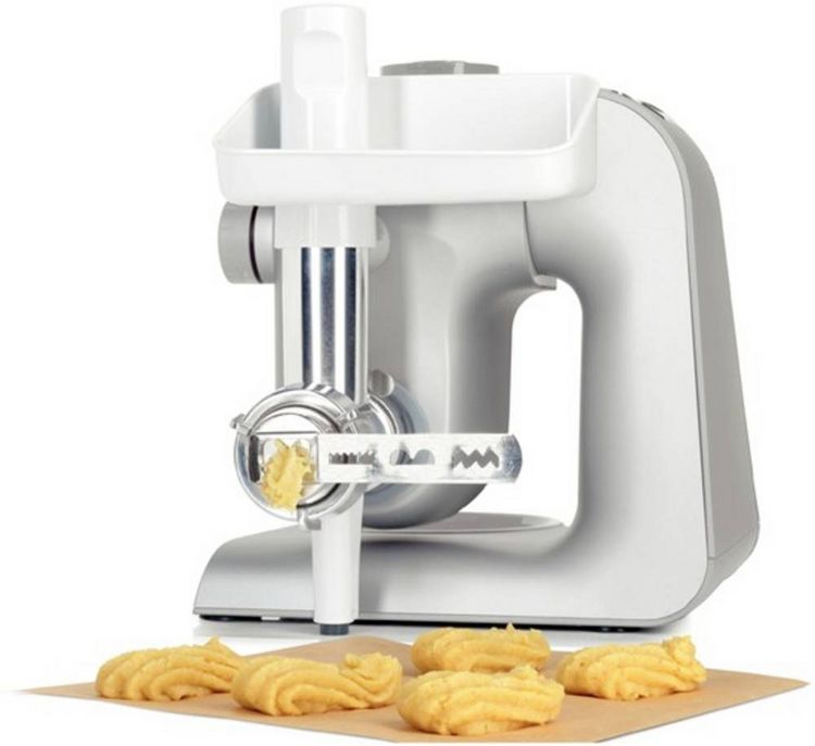 Produktbild: Bosch Haushalt MUM54251 K&uuml;chenmaschine 900W Wei&szlig;, Silber