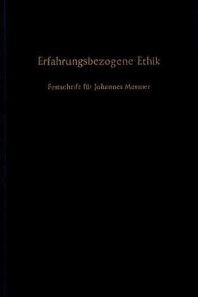 Produktbild: Erfahrungsbezogene Ethik.
