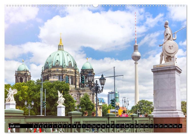 Produktbild: SOMMER IN BERLIN (Wandkalender 2026 DIN A2 quer), CALVENDO Monatskalender