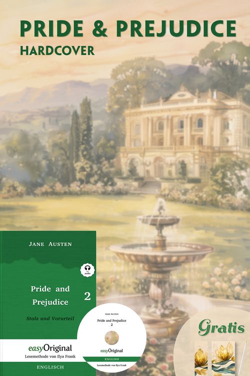 Produktbild: Pride and Prejudice / Stolz und Vorurteil - Hardcover Teil 2 (Buch + MP3-Audio-CD + exklusive Extras) - Frank-Lesemethode