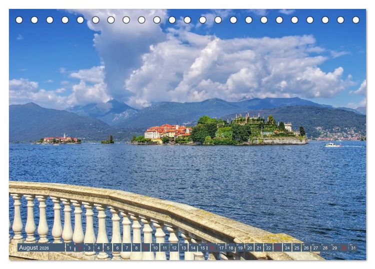 Produktbild: Lago Maggiore - Bezaubernde Orte am Westufer (Tischkalender 2026 DIN A5 quer), CALVENDO Monatskalender