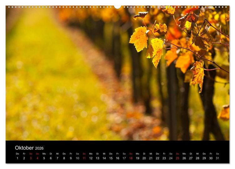 Produktbild: Weinberge im Remstal (hochwertiger Premium Wandkalender 2026 DIN A2 quer), Kunstdruck in Hochglanz