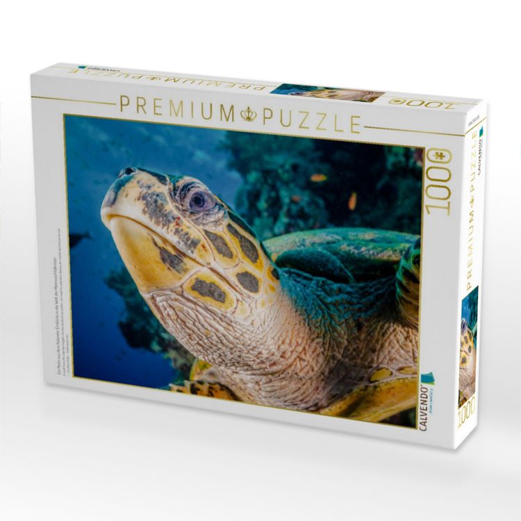 Produktbild: CALVENDO Puzzle Ein Motiv aus dem Kalender Einblicke in die Welt der Meeresschildkr&ouml;ten | 1000 Teile Lege-Gr&ouml;&szlig;e 64x48cm Foto-Puzzle f&uuml;r gl&uuml;ckliche Stu