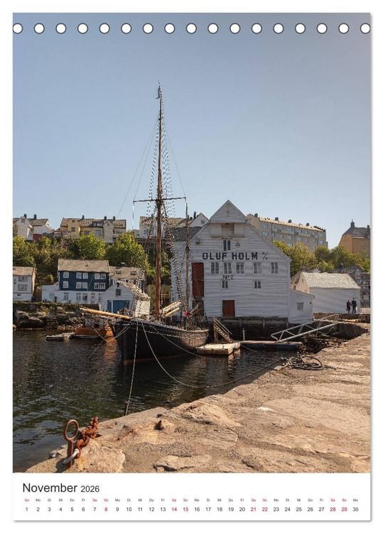 Produktbild: Norwegen - Perle des Nordens (Tischkalender 2026 DIN A5 hoch), CALVENDO Monatskalender
