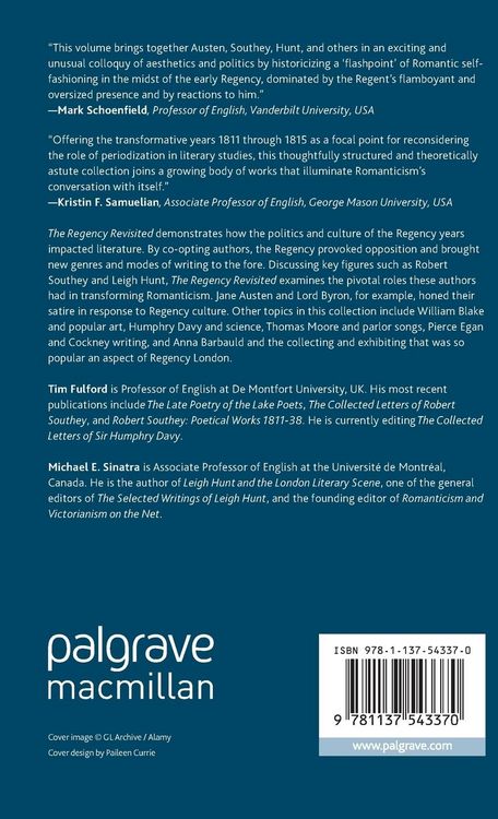 Produktbild: The Regency Revisited