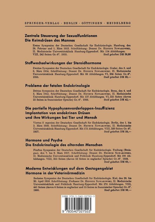 Produktbild: Die Endokrine Behandlung des Mamma- und Prostatacarcinoms