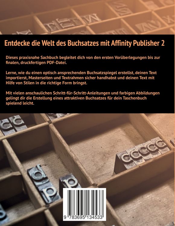Produktbild: Attraktiver Buchsatz mit Affinity Publisher 2