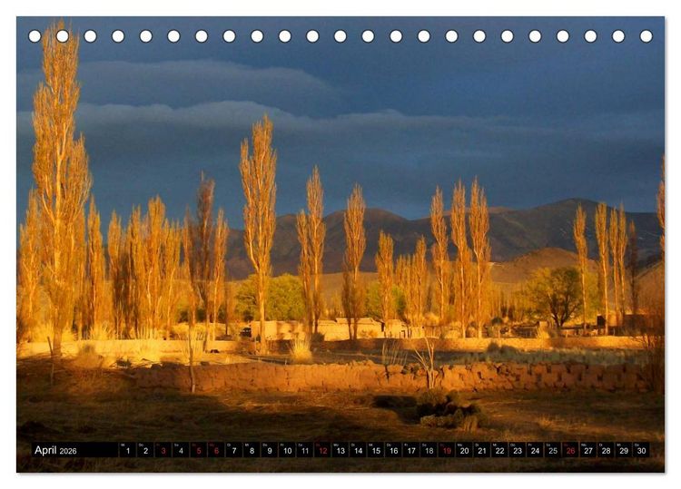 Produktbild: Argentinien - Impressionen (Tischkalender 2026 DIN A5 quer), CALVENDO Monatskalender