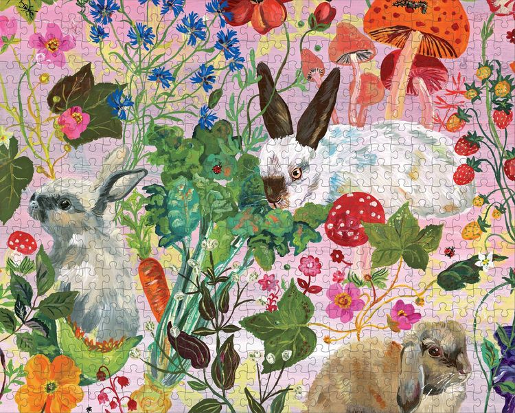 Produktbild: Nathalie L&eacute;t&eacute; Rabbits 500-Piece Puzzle