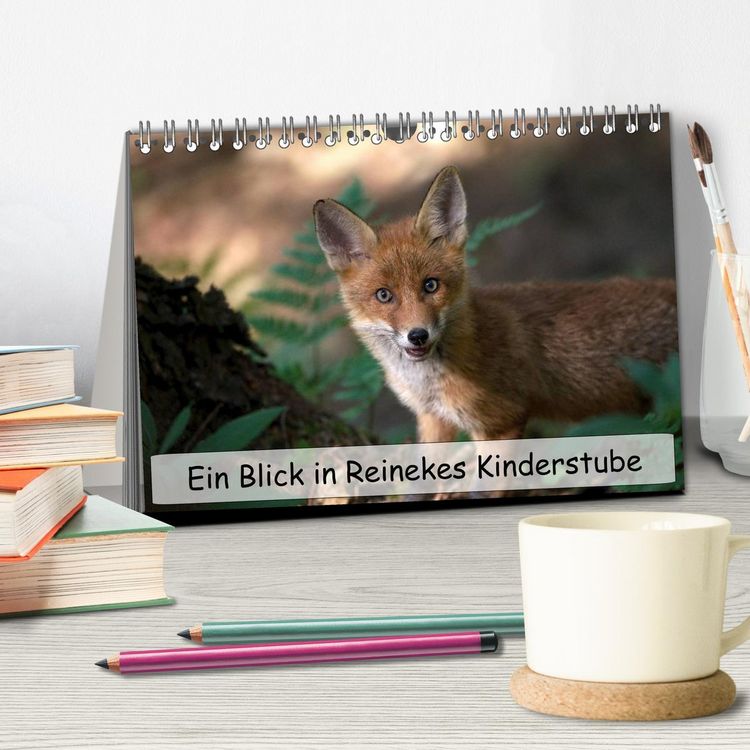 Produktbild: Ein Blick in Reinekes Kinderstube (Tischkalender 2026 DIN A5 quer), CALVENDO Monatskalender