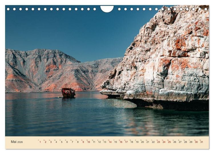 Produktbild: Musandam - Die omanische Exklave im geheimnisvollen Orient (Wandkalender 2026 DIN A4 quer), CALVENDO Monatskalender