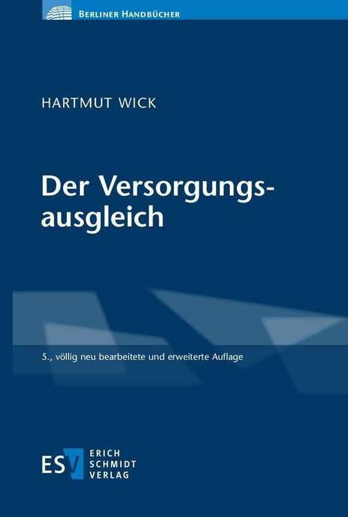 Produktbild: Der Versorgungsausgleich