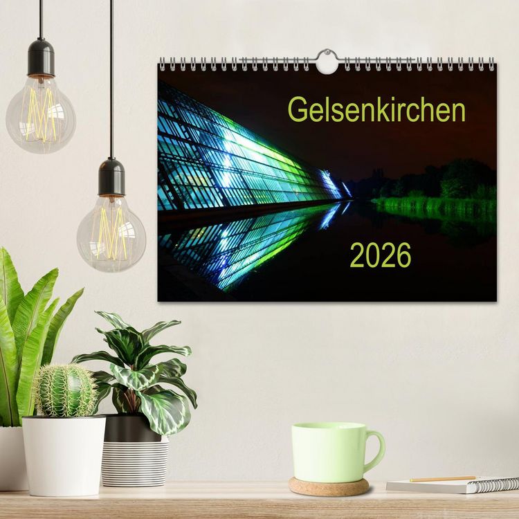 Produktbild: Gelsenkirchen 2026 (Wandkalender 2026 DIN A4 quer), CALVENDO Monatskalender
