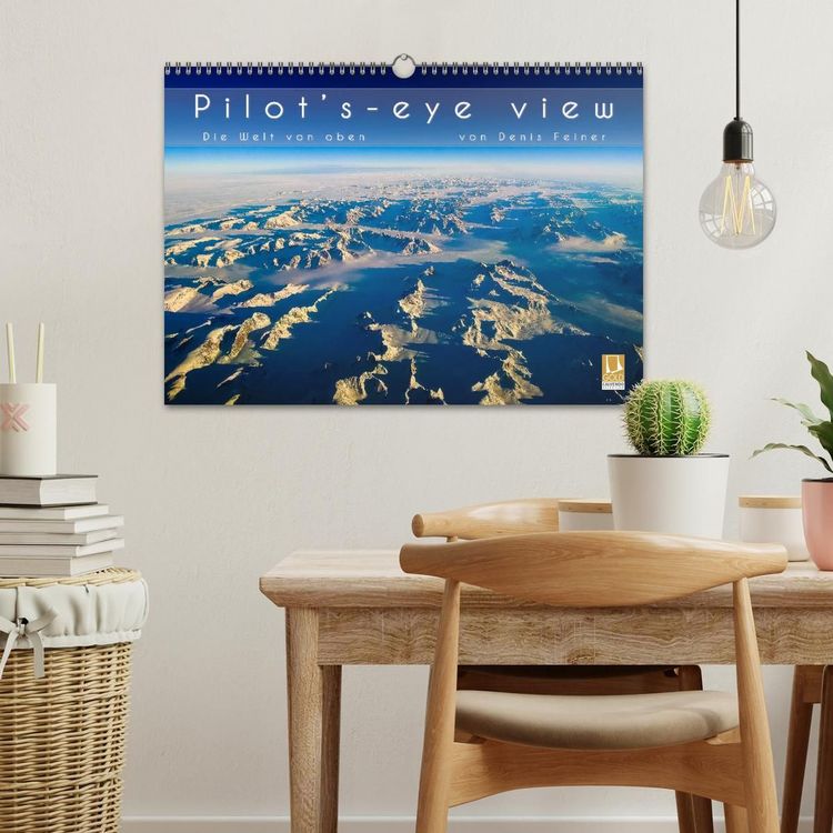 Produktbild: Pilot's-eye view - Die Welt von oben (Wandkalender 2027 DIN A3 quer), CALVENDO Monatskalender