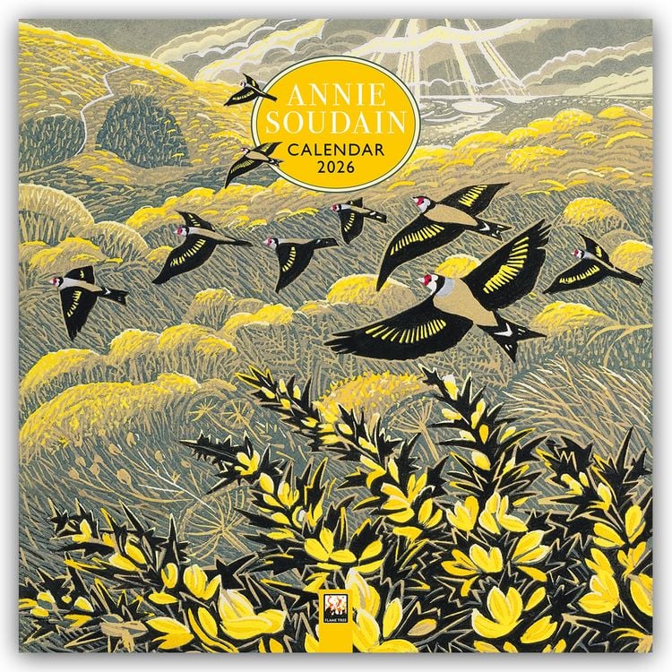 Produktbild: Annie Soudain Kunstkalender 2026 – Original Flame Tree Publishing-Kalender [Kalender]