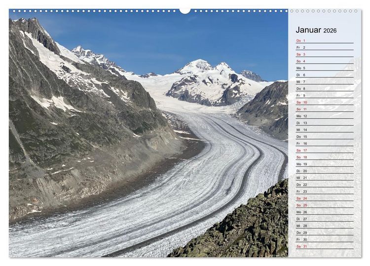 Produktbild: Alpenauszeit - Schweizer Bergsommermomente f&uuml;r die Seele (Wandkalender 2026 DIN A2 quer), CALVENDO Monatskalender