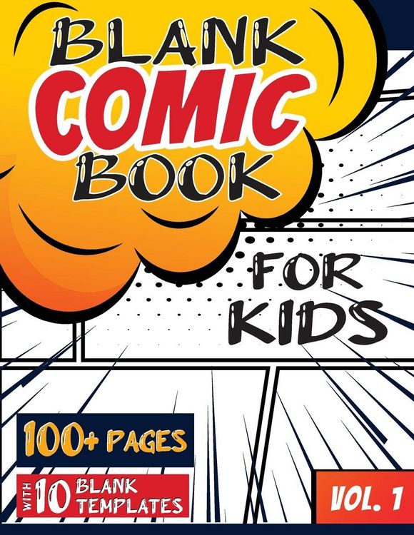 Produktbild: Blank Comic Book for Kids (Ages 4-8, 8-12)