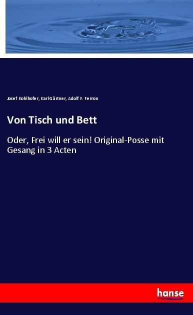 Produktbild: Von Tisch und Bett