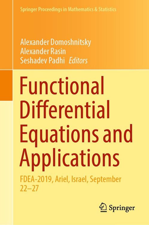 Produktbild: Functional Differential Equations and Applications