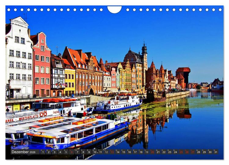 Produktbild: Von Stettin nach Danzig (Wandkalender 2026 DIN A4 quer), CALVENDO Monatskalender