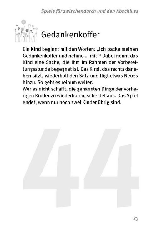 Produktbild: Die 50 besten Spiele f&uuml;r die Erstkommunion-Vorbereitung